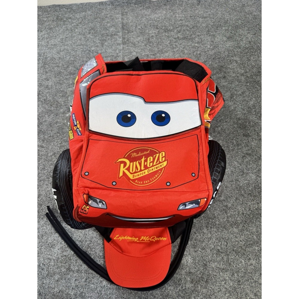 Disney Pixar Cars Lightning McQueen Ride-On Costume w/ Hat Kids Halloween - Picture 8 of 8